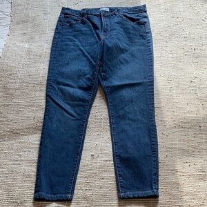 Women's Skinny Jeans - Dark Blue